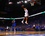 Dallas Mavericks v Oklahoma City Thunder - Game Four, Oklahoma City, OK - MAY 23: Russell Westbrook Photographic Print by Ronald Martinez