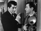 Daniel Gélin and Robert Hirsch: En Effeuillant La Marguerite, 1956 Photographic Print by  Limot