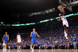 Dallas Mavericks v Oklahoma City Thunder - Game Three, Oklahoma City, OK - MAY 21: James Harden Photographic Print by Christian Peterson