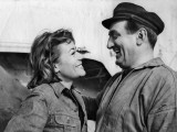 Annie Girardot et Lino Ventura : Le Bateau d'Emile, 1962 Photographie par Marcel Dole