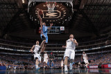 Oklahoma City Thunder v Dallas Mavericks - Game Two, Dallas, TX - MAY 19: Eric Maynor, Peja Stojako Fotografisk trykk av Danny Bollinger Oklahoma City Thunder v Dallas Mavericks - Game Two, Dallas, TX - MAY 19: Eric Maynor, Peja Stojako Fotografisk trykk av Danny Bollinger