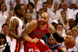 Chicago Bulls v Miami Heat - Game Three, Miami, FL - MAY 22: Carlos Boozer and Udonis Haslem Photographic Print by Marc Serota