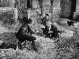 Jean Gabin, Pierre Fresnay et Noël-Noël : Les Vieux de la Vieille, 1960 Photographie par Marcel Dole