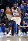 Dallas Mavericks v Oklahoma City Thunder - Game Four, Oklahoma City, OK - MAY 23: James Harden Photographic Print by Layne Murdoch