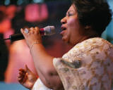 Aretha Franklin, Shirley Mae Owens, 2004, Detroit Jazz Festival, Detroit, Michigan Fotografía Aretha Franklin, Shirley Mae Owens, 2004, Detroit Jazz Festival, Detroit, Michigan Fotografía