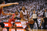 Chicago Bulls v Miami Heat - Game Three, Miami, FL - MAY 22: Mario Chalmers and C.J. Watson Photographic Print by David Dow