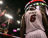 Chicago Bulls v Miami Heat - Game Four, Miami, FL - MAY 24: LeBron James Fotografie-Druck von Marc Serota
