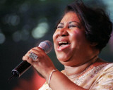 Aretha Franklin, Shirley Mae Owens, 2004, Detroit Jazz Festival, Detroit, Michigan Photographie
