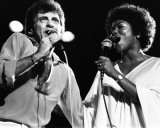 Frankie Valli, Larry Kaplan, 1978, Michigan Photo