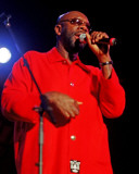 Isaac Hayes, Rick Kohlmeyer, 2000, Summerfest, Milwaukee, Wisconsin Photo