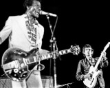 Chuck Berry & Keith Richards, John Rockwood, 1980, Chicago, Illinois Photo