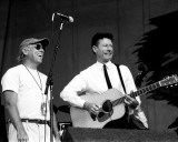 Jimmy Buffett & Lyle Lovett, Robert Jr. Whitall, 2000, NOJHF, New Orleans, Louisiana Photo
