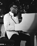 Ray Charles, Charlie Auringer, 1973, Ann Arbor Blues Festival, Ann Arbor, Michigan Fotografía