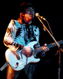 Stevie Ray Vaughan, Steve Galli, 1986, Royal Oak Music Theater, Royal Oak, Michigan Photo