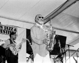 Sonny Rollins, Robert Jr. Whitall, 1995, NOJHF, New Orleans, Louisiana Fotografía