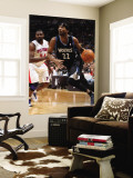 Detroit Pistons v Minnesota Timberwolves: Corey Brewer and Jason Maxiell Wall Mural by David Sherman