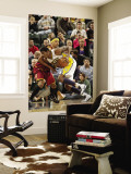 Cleveland Cavaliers v Indiana Pacers: Solomon Jones and Jamario Moon Wall Mural by Ron Hoskins