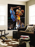 Oklahoma City Thunder v New Orleans Hornets: Marco Belinelli and Kevin Durant Wall Mural by Chris Unknown