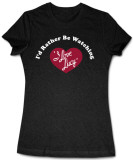 Juniors: I Love Lucy - I'd Rather.. T-shirts