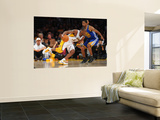 Golden State Warriors v Los Angeles Lakers: Kobe Bryant and Charlie Bell Wall Mural by Noah Graham