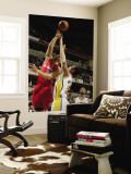 Los Angeles Clippers v Indiana Pacers: Blake Griffin and Tyler Hansbrough Wall Mural by Ron Hoskins