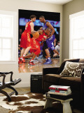 2011 NBA All Star Game, Los Angeles, CA - February 20: Kobe Bryant and Chris Bosh Wall Mural by Noah Graham