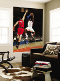 Toronto Raptors v New York Knicks: Amar'e Stoudemire and Andrea Bargnani Wall Mural by Ray Amati