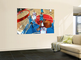 New Orleans Hornets v Detroit Pistons: Ben Gordon, Marcus Thornton and Tayshaun Prince Wall Mural by Allen Einstein