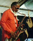 Sonny Rollins, Robert Jr. Whitall, 1995, NOJHF, New Orleans, Louisiana Photo