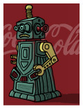 Enjoy Robot Giclee Print by Matthew Watkins