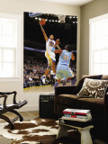 Denver Nuggets v Golden State Warriors: Monta Ellis and Nene Wall Mural by Rocky Widner