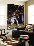 Denver Nuggets v Boston Celtics: Paul Pierce and Arron Afflalo Wall Mural by Elsa Unknown
