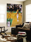 Los Angeles Lakers v Boston Celtics, Boston, MA - February 10: Rajon Rondo and Kobe Bryant Wall Mural by Steve Babineau
