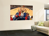 Los Angeles Clippers v Indiana Pacers: Tyler Hansbrough and Eric Bledsoe Wall Mural by Ron Hoskins