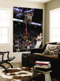 Miami Heat v Golden State Warriors: Lebron James and David Lee Wall Mural by Ezra Unknown