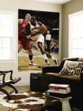 Philadelphia 76ers v Cleveland Cavaliers: J.J. Hickson and Darius Songaila Wall Mural by David Liam Kyle