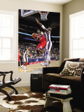 Philadelphia 76ers v New Jersey Nets: Jodie Meeks and Johan Petro Wall Mural by David Dow