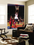 Toronto Raptors v Detroit Pistons: Rodney Stuckey and Joey Dorsey Wall Mural by Allen Einstein