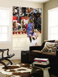 Oklahoma City Thunder v Houston Rockets: Kevin Durant and Brad Miller Wall Mural by Bill Baptist