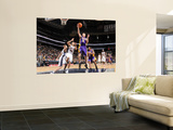 Los Angeles Lakers v New Jersey Nets: Steve Blake and Kris Humphries Wall Mural by Andrew Bernstein