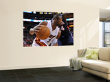 Atlanta Hawks v Miami Heat: Dwyane Wade and Marvin Williams Wall Mural by NBA Photos