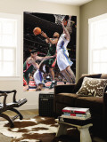 Milwaukee Bucks v Denver Nuggets: Corey Maggette and Chris Andersen Wall Mural by Garrett Ellwood