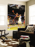 Miami Heat v Golden State Warriors: Chris Bosh and Andris Biedrins Wall Mural by Rocky Widner