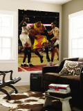 Indiana Pacers v Chicago Bulls - Game Five, Chicago, IL - April 26: Danny Granger, Loul Deng and Jo Wall Mural by Unknown Unknown