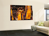 Atlanta Hawks v Los Angeles Lakers, Los Angeles, CA - February 22: Shannon Brown and Kobe Bryant Wall Mural by Noah Graham