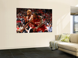 Miami Heat v Chicago Bulls - Game Two, Chicago, IL - MAY 18: Udonis Haslem and Taj Gibson Wall Mural by Jonathan Daniel