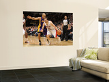 Los Angeles Lakers v Toronto Raptors: Jose Calderon and Derek Fisher Wall Mural by Ron Turenne