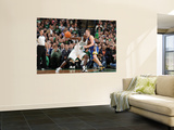 Golden State Warriors v Boston Celtics, Boston, MA - March 4: Kevin Garnett and David Lee Wall Mural by Brian Babineau