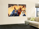 Cleveland Cavaliers v Indiana Pacers: Danny Granger anderson Varejao and Joey Graham Wall Mural by Ron Hoskins