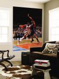 Atlanta Hawks v New York Knicks: Al Horford and Amar'e Stoudemire Wall Mural by Jeyhoun Allebaugh